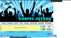 Desktop Screenshot of gospeljovens.com.br