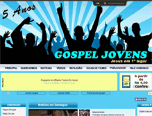 Tablet Screenshot of gospeljovens.com.br